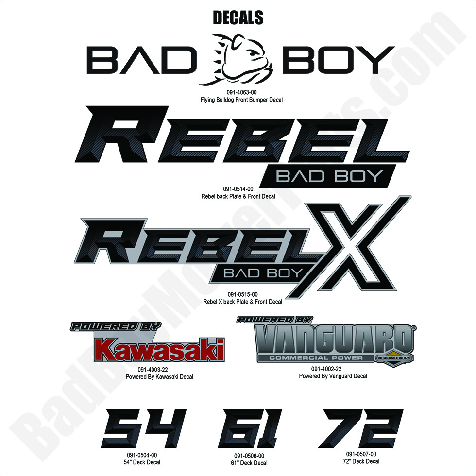 2024 Rebel & Rebel X - Decals - 1